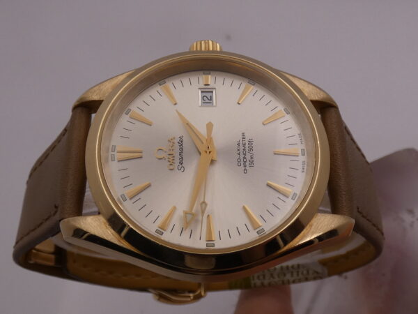 Omega Seamaster Aqua Terra 39mm Cronometro Co-Axial Oro 18Kt ANNO 2006 With BOX Automatico