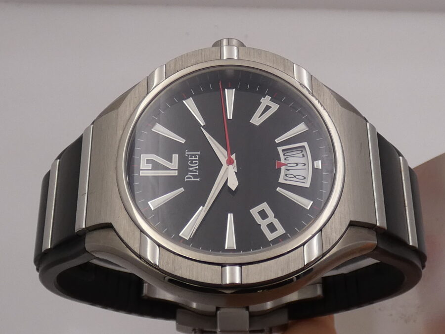 Piaget Polo FortyFive 45mm P10605 Titanio & Acciaio Automatico Black Dial Calibro 800P