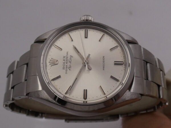 Rolex Air King Precision 5500 Automatico ANNO 1974 JUST SERVICED Braccialato Acciaio