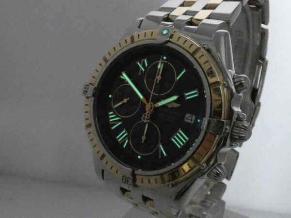 Cronografo Breitling Crosswind Chronometre 43mm D13355 FULL SET Acciaio&Oro 18Kt Automatico ANNO 2003