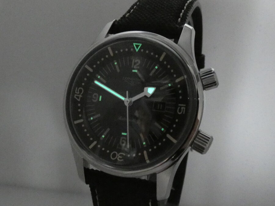 Longines Legend Diver 36mm L3.374.4 BOX&PAPERS Like New Automatico ANNO 2020 Acciaio - immagine 11