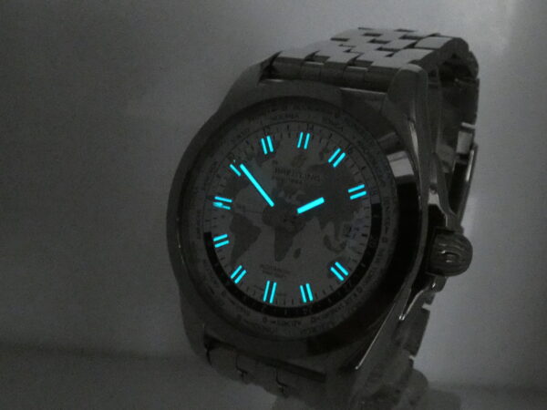 Breitling Galactic Unitime Sleek T World Time 45mm WB3510 Automatico Braccialato Acciaio