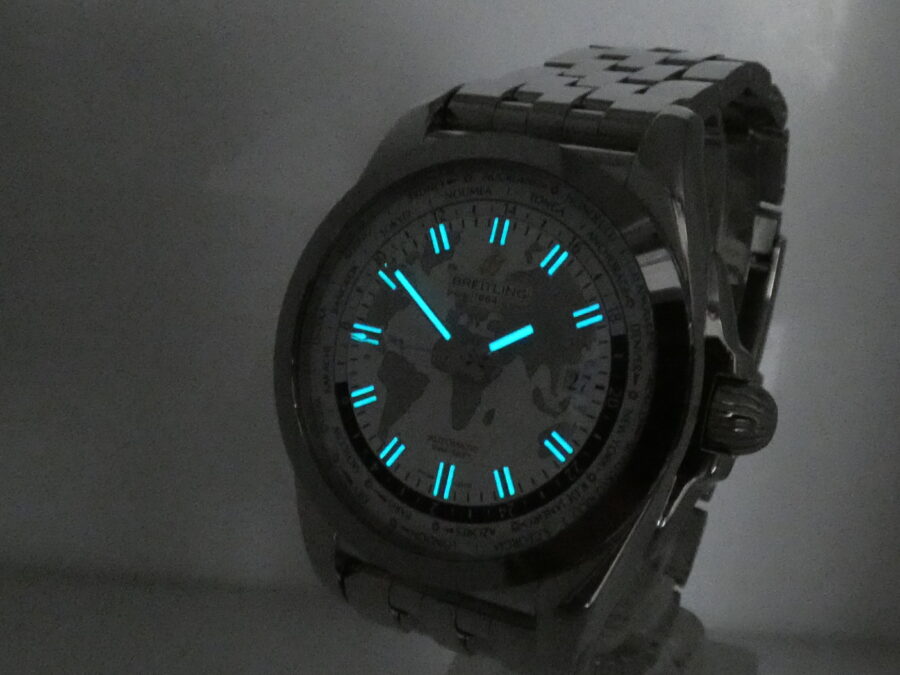 Breitling Galactic Unitime Sleek T World Time 44mm WB3510 Automatico Braccialato Acciaio - immagine 11