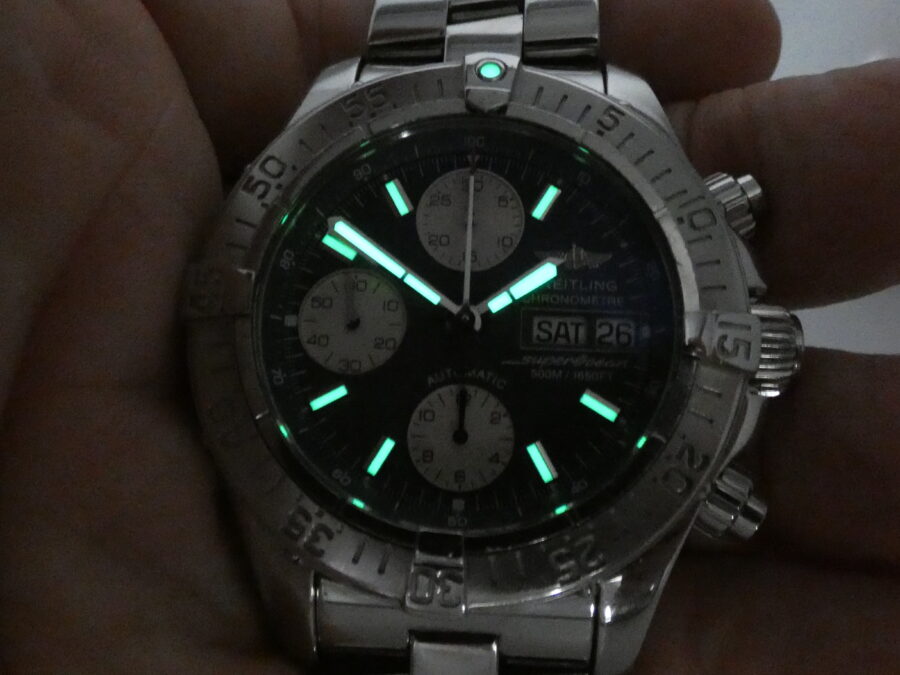 Breitling Superocean Chronograph II A13340 With PAPERS Automatic Chronometre COSC ANNO 2007 - immagine 11