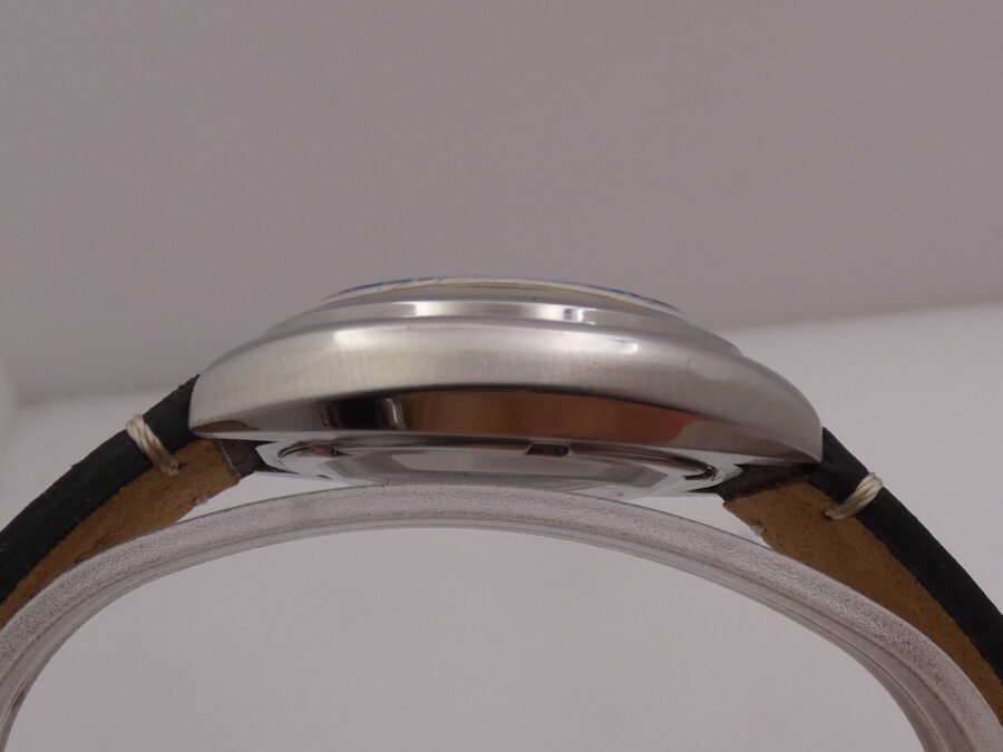 Lorenz Edox Blubird Cushion Oversize 38,5 mm Automatico ANNI '70 Acciaio Vintage - immagine 12
