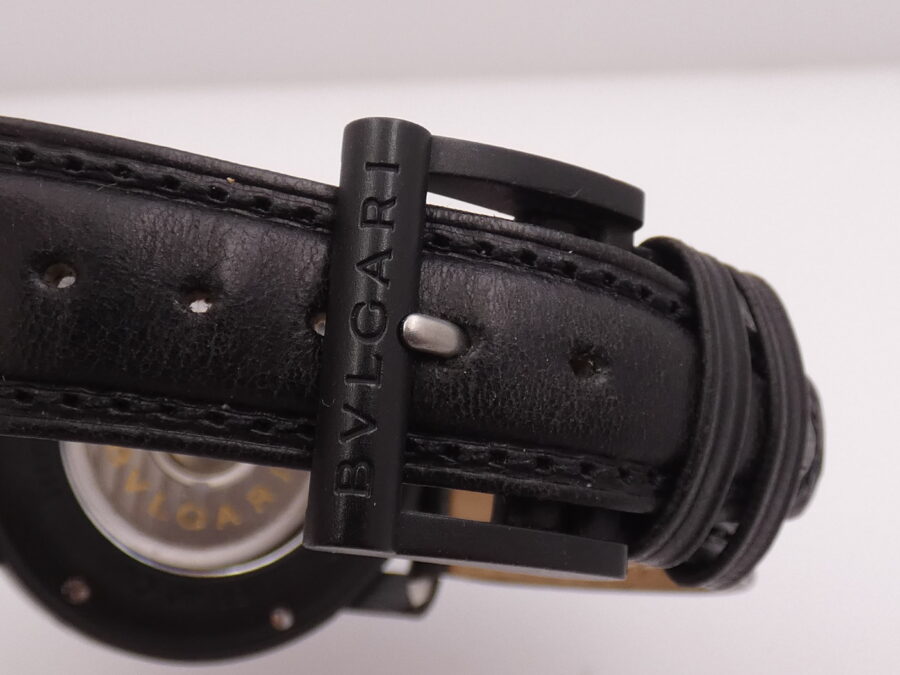 Bulgari Carbongold Via Dei Condotti 10 Roma BB 40 CL Carbon Automatic Date ANNI '2000 - immagine 13