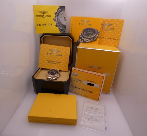 Cronografo Breitling Crosswind Chronometre 43mm D13355 FULL SET Acciaio&Oro 18Kt Automatico ANNO 2003