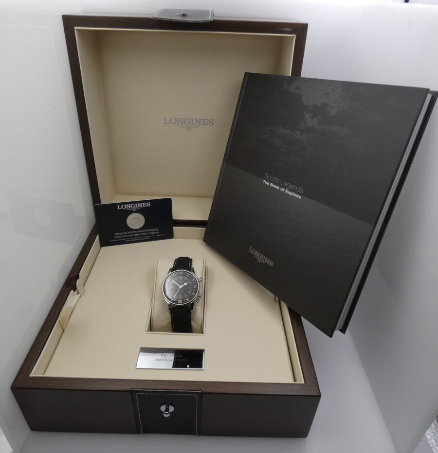 Longines Legend Diver 36mm L3.374.4 BOX&PAPERS Like New Automatico ANNO 2020 Acciaio - immagine 12