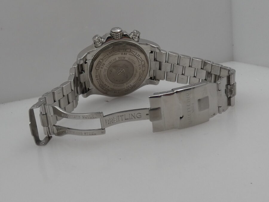 Cronografo Breitling Super Avenger 48mm A13370 BOX&PAPERS Automatico ANNO 2005 Acciaio - immagine 12