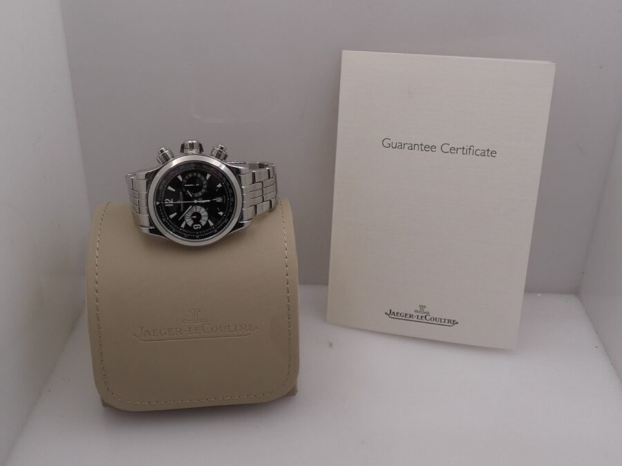 Cronografo Jaeger-LeCoultre Master Compressor 146.8.25 BOX&PAPERS Automatico ANNO 2009 Acciaio Braccialato - immagine 12
