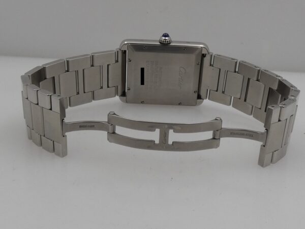 Cartier Tank Solo XL JUMBO 3515 BOX & PAPERS Anno 2013 Automatico Acciaio Braccialato