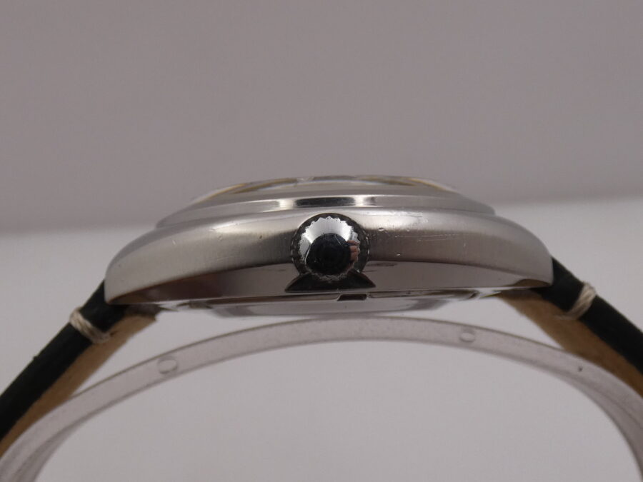 Lorenz Edox Blubird Cushion Oversize 38,5 mm Automatico ANNI '70 Acciaio Vintage - immagine 13