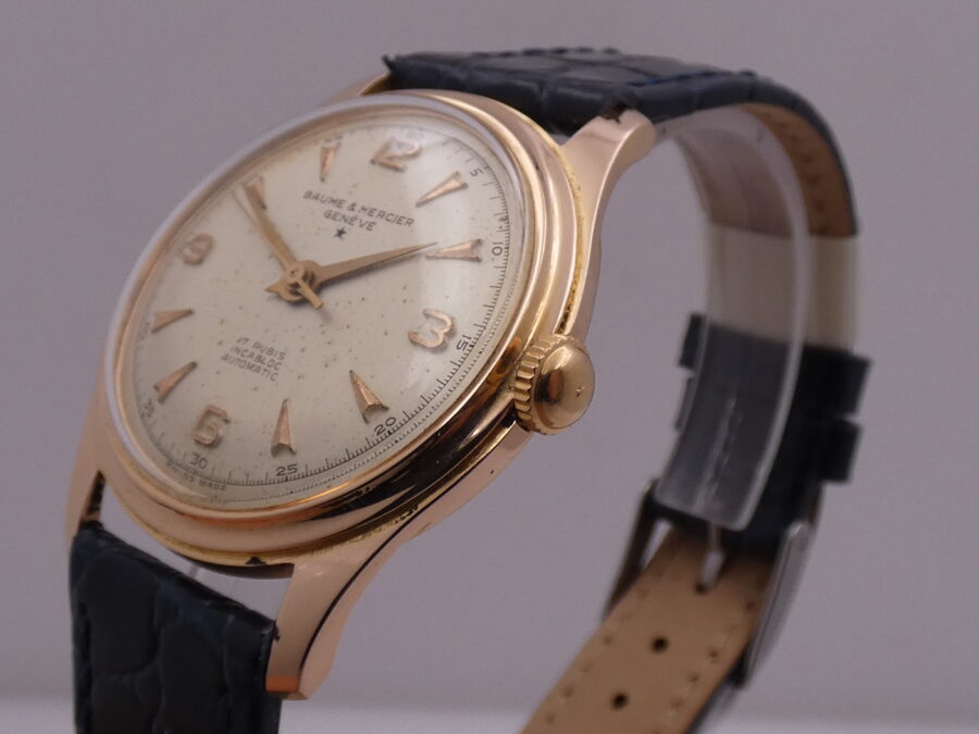 Baume & Mercier Stellina Automatic Oro Rosa Massiccio18Kt Non Magnetic 3109 JUST SERVICED Anni '60s - immagine 13