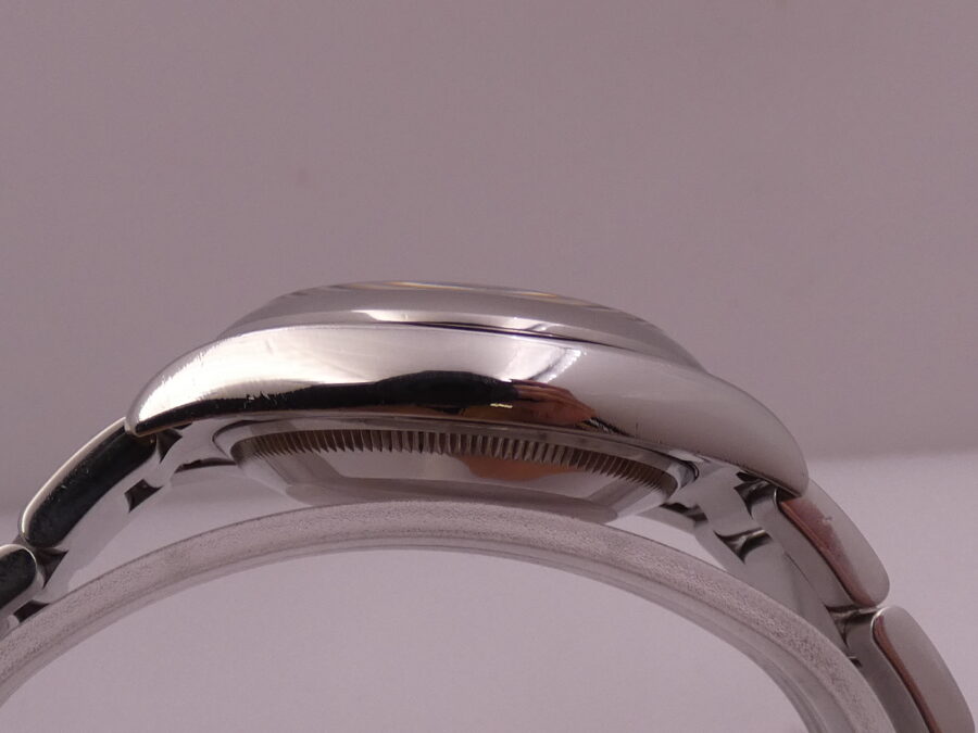 Rolex Air King 114200 Silver Dial Violet Index ANNO 2008 Automatico Acciaio Bracciale Oyster - immagine 13