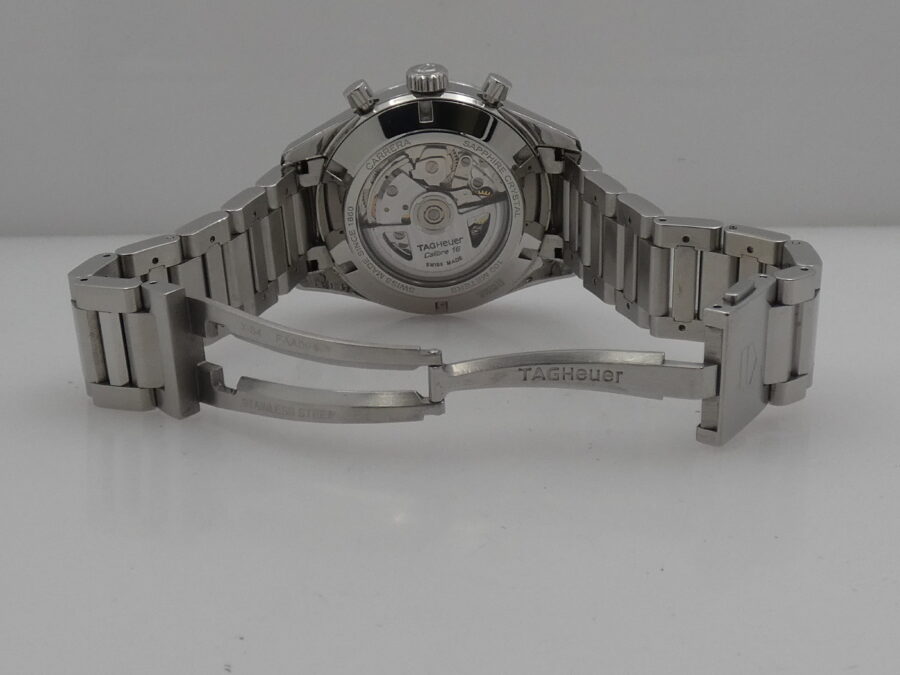 Cronografo TAG Heuer Carrera Calibre 16 LIKE NEW BOX&PAPERS Anno 2018 Automatico Acciaio - immagine 13