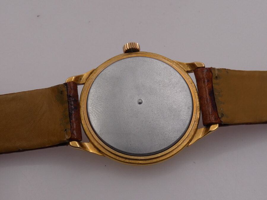 Ernest Borel Incastar Sahara Laminato Oro 18Kt Anni 50's Carica Manuale Orologio Vintage - immagine 15