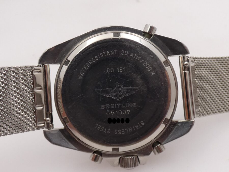 Breitling Pluton Navitimer 3100 41mm A51037 Analogico & Digitale Anni 90's Acciaio - immagine 15