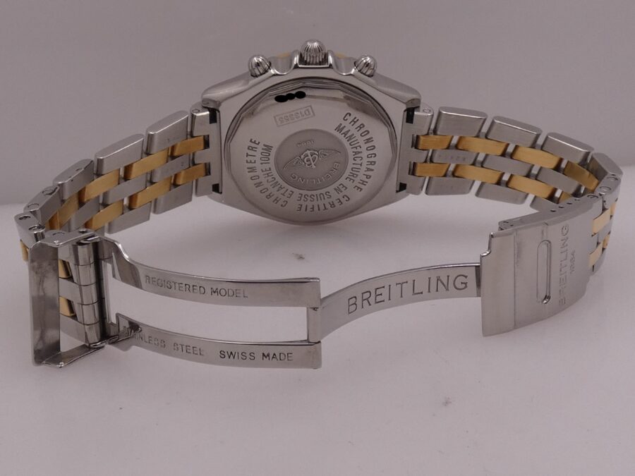 Cronografo Breitling Crosswind Chronometre 43mm D13355 FULL SET Acciaio&Oro 18Kt Automatico ANNO 2003 - immagine 17