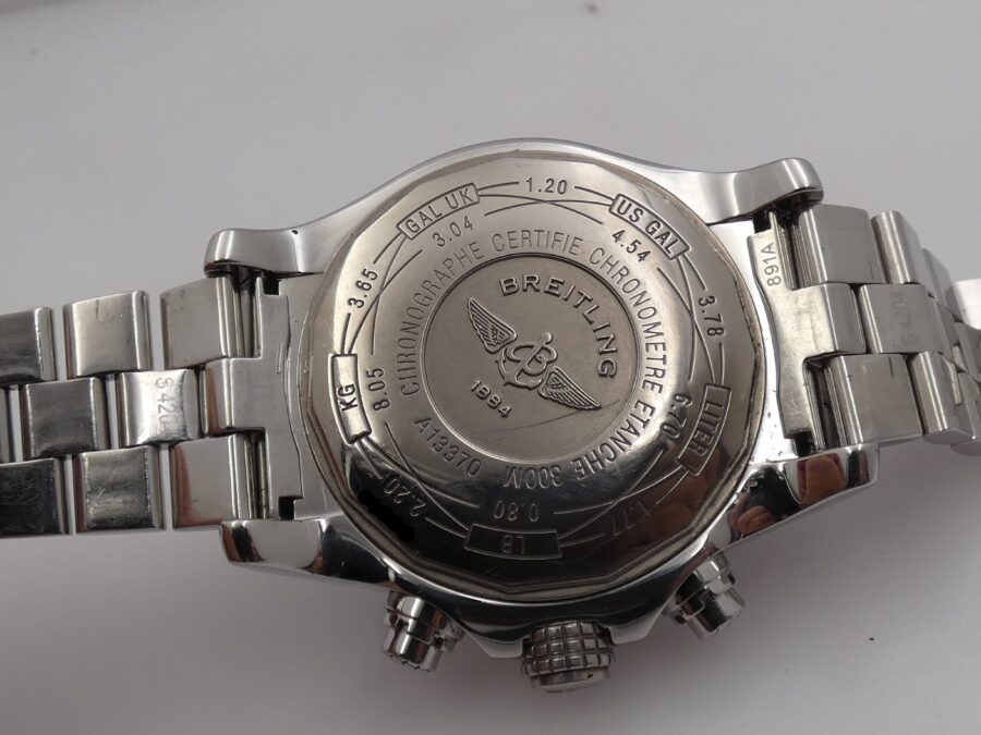 Cronografo Breitling Super Avenger 48mm A13370 BOX&PAPERS Automatico ANNO 2005 Acciaio - immagine 16