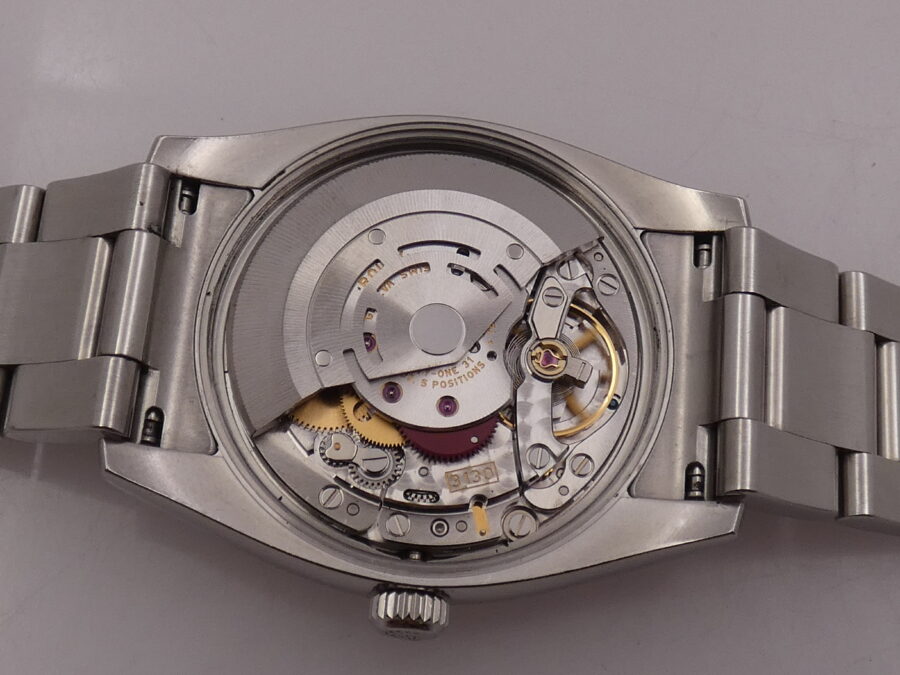 Rolex Air King 114200 Silver Dial Violet Index ANNO 2008 Automatico Acciaio Bracciale Oyster - immagine 17
