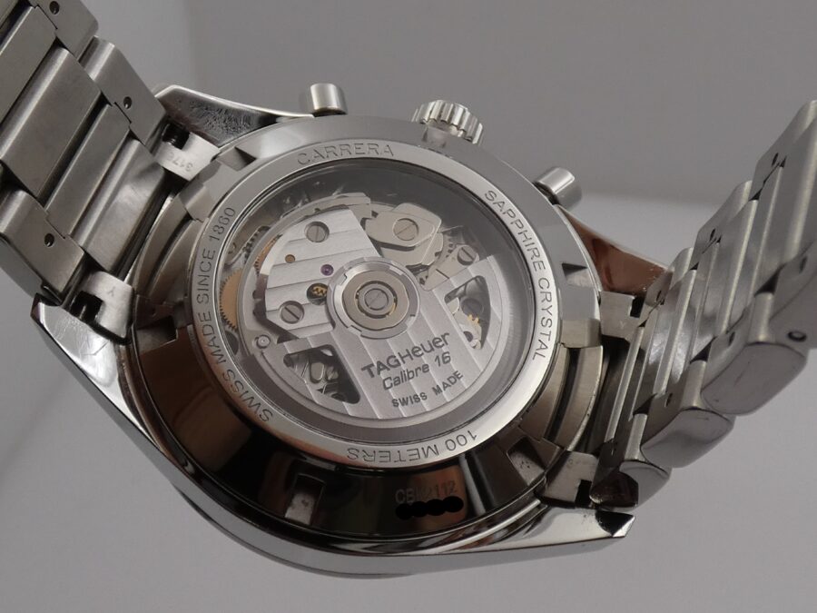 Cronografo TAG Heuer Carrera Calibre 16 LIKE NEW BOX&PAPERS Anno 2018 Automatico Acciaio - immagine 17