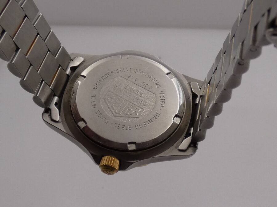 Heuer 2000 Professional 200m 974.006 18Kt G.f. & Steel ANNI '90s - immagine 17