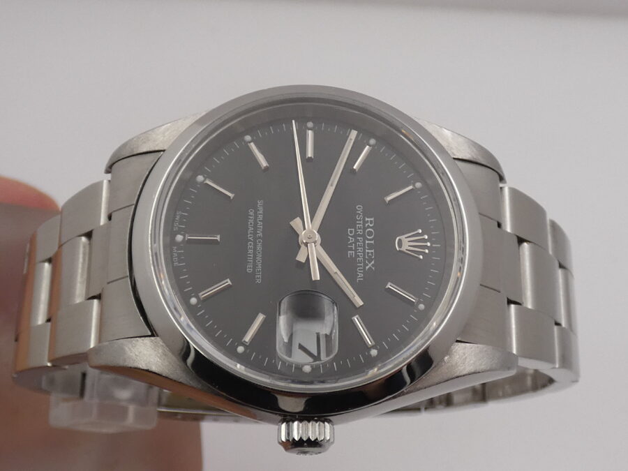 Rolex Oyster Perpetual Date 15200 BOX&PAPERS Italia ANNO 2006 Automatico JUST SERVICED Acciaio - immagine 3
