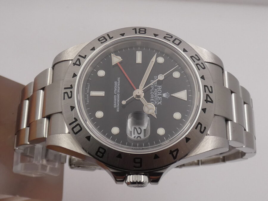 Rolex Explorer II 16570T No Holes FULL SET Anno 2005 Automatico TOP CONDITION Acciaio Braccialato - immagine 3