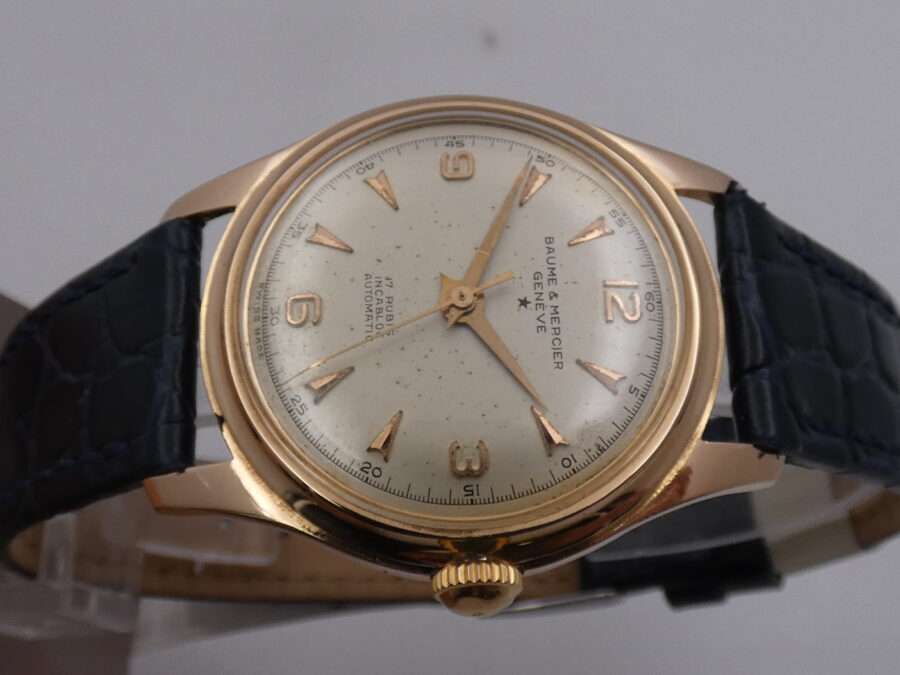 Baume & Mercier Stellina Automatic Oro Rosa Massiccio18Kt Non Magnetic 3109 JUST SERVICED Anni '60s - immagine 3