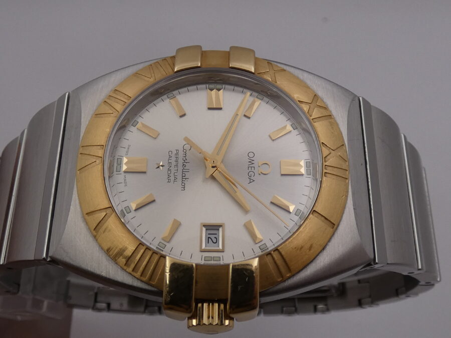 Omega Constellation Double Eagle Perpetual Calendar 40mm Acciaio & Oro18Kt 1213.30.00 ANNO 1998 - immagine 3