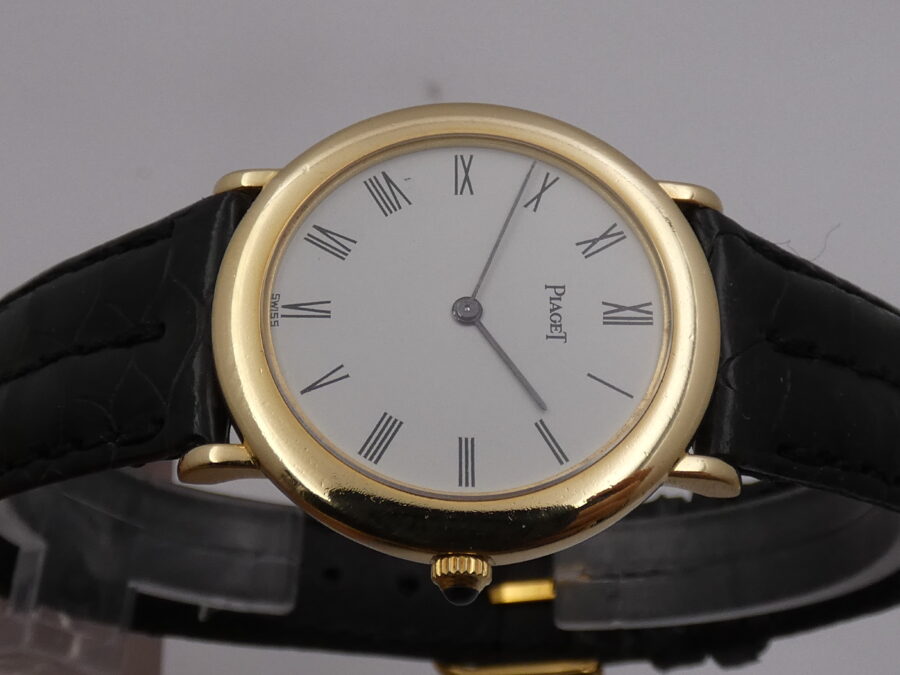 Piaget Classic Ultra Thin Mid-Size 29mm Oro Pieno 18Kt SERVICED Manuale ANNI '80s Ref.9048 - immagine 3