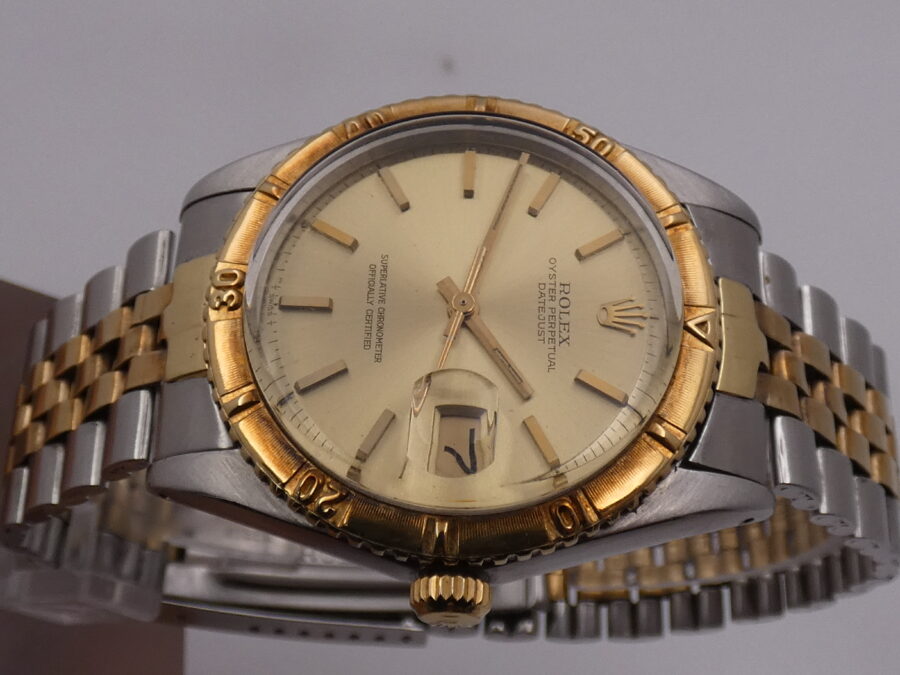 Rolex Datejust Turn-O-Graph 1625 Acciaio & Oro18Kt Automatic Big Logo American Bracelet ANNO 1965 - immagine 3
