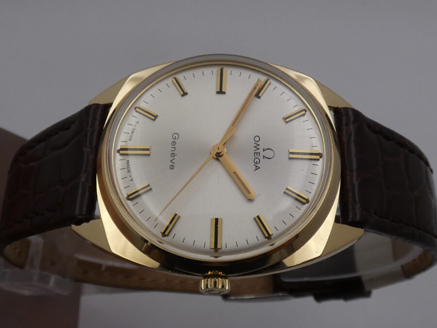 Omega Genève Oro Massiccio 18Kt ANNO 1969 Manuale TOP CONDITION With BOX Ref. 181-91008 - immagine 3