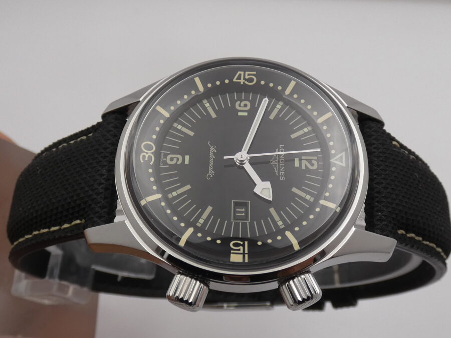 Longines Legend Diver 36mm L3.374.4 BOX&PAPERS Like New Automatico ANNO 2020 Acciaio - immagine 3