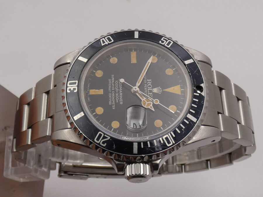 Rolex Submariner Date 16800 Hazelnut MAXI DIAL BOX&PAPERS Anno 1982 Automatico Acciaio - immagine 3