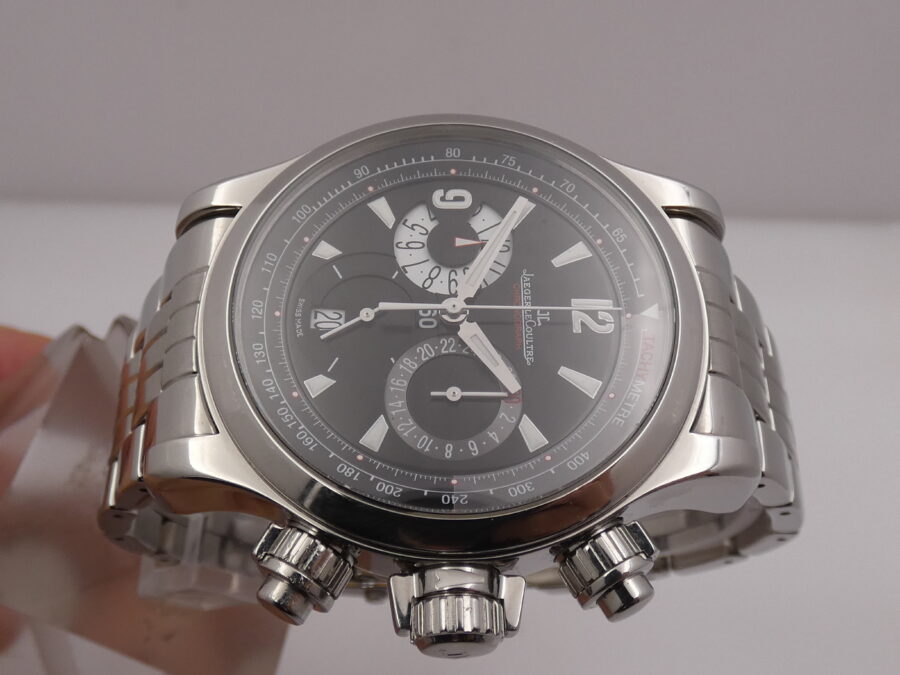 Cronografo Jaeger-LeCoultre Master Compressor 146.8.25 BOX&PAPERS Automatico ANNO 2009 Acciaio Braccialato - immagine 3