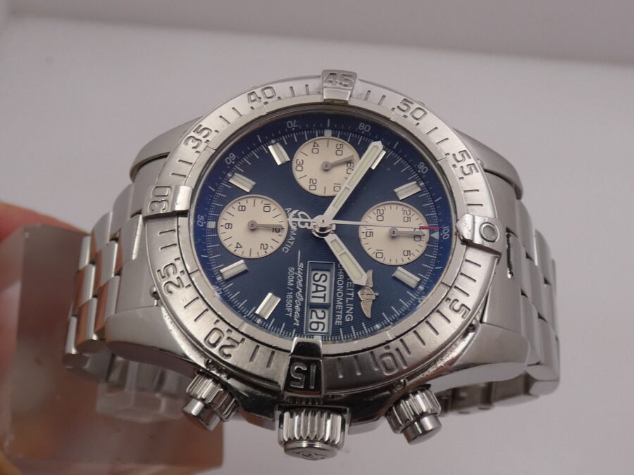 Breitling Superocean Chronograph II A13340 With PAPERS Automatic Chronometre COSC ANNO 2007 - immagine 3