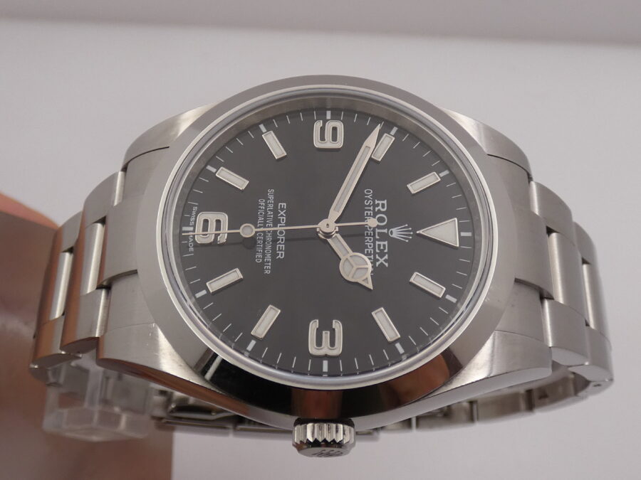 Rolex Explorer 214270 BOX&PAPERS ITALIA ANNO 2017 Automatico TOP CONDITION Acciaio - immagine 3