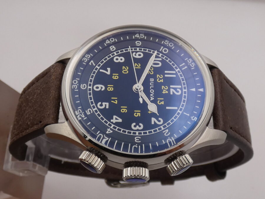 Bulova Pilot A15 96A245 BOX PAPERS & TAG PRICE Anno 2022 Automatico Acciaio - immagine 3