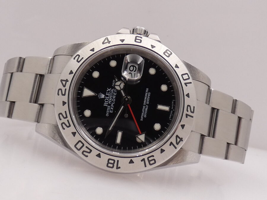 Rolex Explorer II 16570T No Holes FULL SET Anno 2005 Automatico TOP CONDITION Acciaio Braccialato - immagine 4