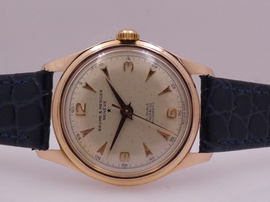 Baume & Mercier Stellina Automatic Oro Rosa Massiccio18Kt Non Magnetic 3109 JUST SERVICED Anni '60s - immagine 4