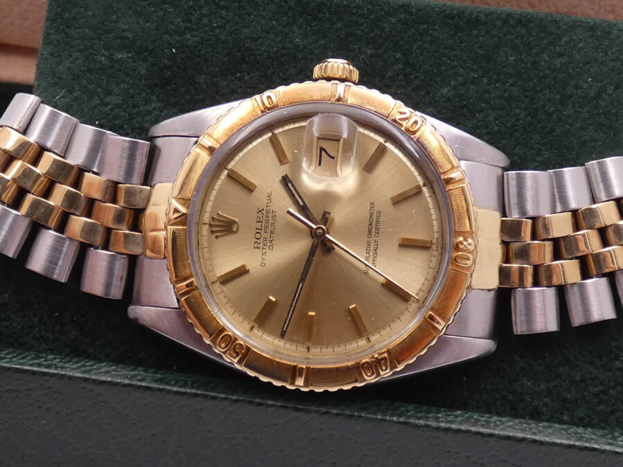 Rolex Datejust Turn-O-Graph 1625 Acciaio & Oro18Kt Automatic Big Logo American Bracelet ANNO 1965 - immagine 4