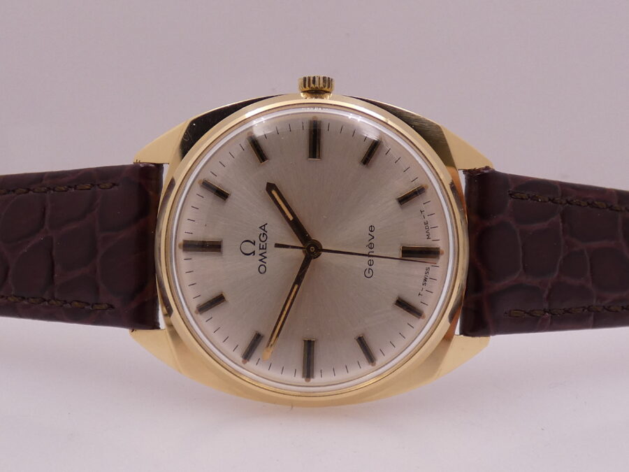 Omega Genève Oro Massiccio 18Kt ANNO 1969 Manuale TOP CONDITION With BOX Ref. 181-91008 - immagine 4