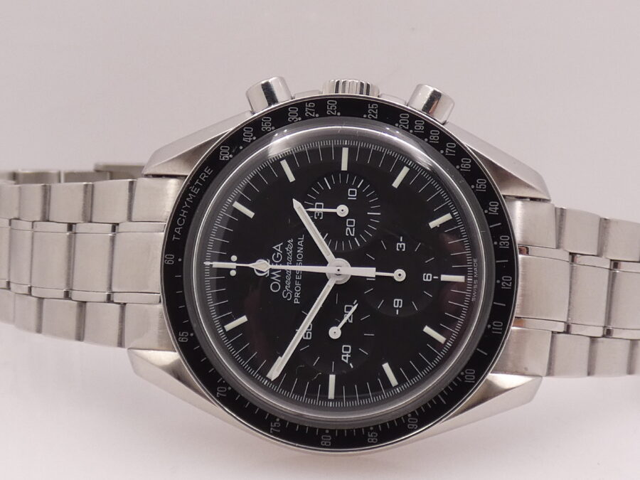 Cronografo Omega Speedmaster Professional Moonwatch 145.0022 Manuale ANNO 2005 Acciaio - immagine 4