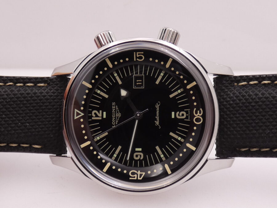 Longines Legend Diver 36mm L3.374.4 BOX&PAPERS Like New Automatico ANNO 2020 Acciaio - immagine 4