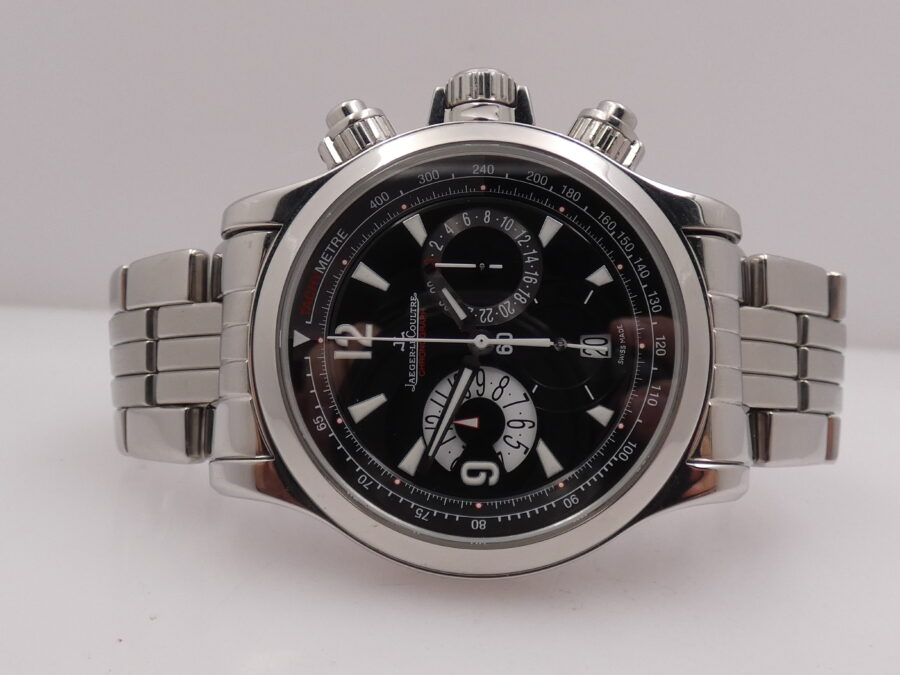 Cronografo Jaeger-LeCoultre Master Compressor 146.8.25 BOX&PAPERS Automatico ANNO 2009 Acciaio Braccialato - immagine 4