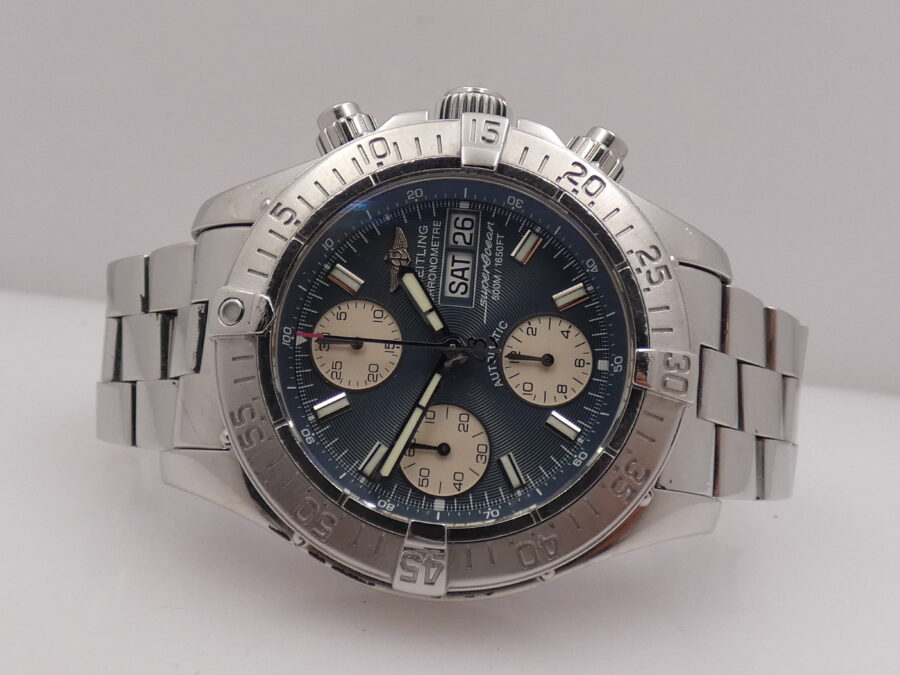 Breitling Superocean Chronograph II A13340 With PAPERS Automatic Chronometre COSC ANNO 2007 - immagine 4