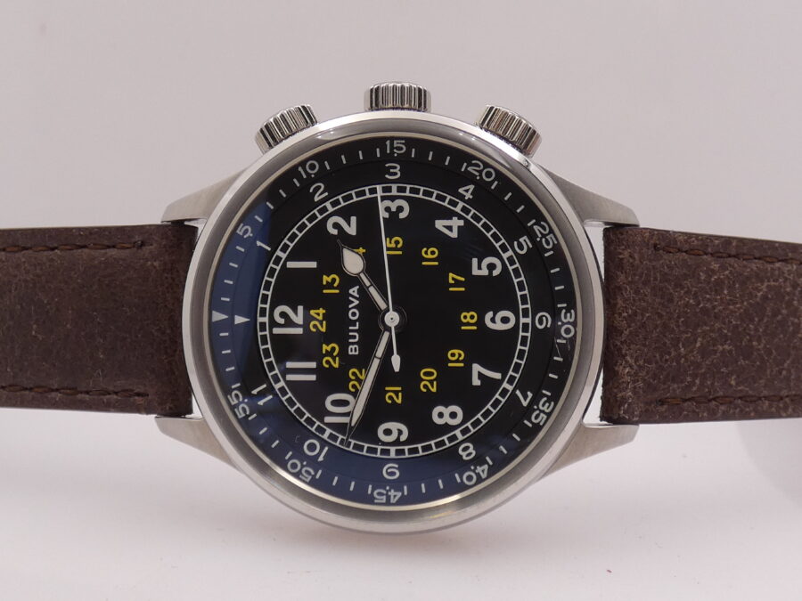 Bulova Pilot A15 96A245 BOX PAPERS & TAG PRICE Anno 2022 Automatico Acciaio - immagine 4