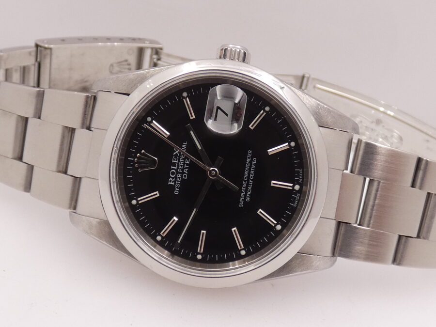 Rolex Oyster Perpetual Date 15200 BOX&PAPERS Italia ANNO 2006 Automatico JUST SERVICED Acciaio - immagine 4