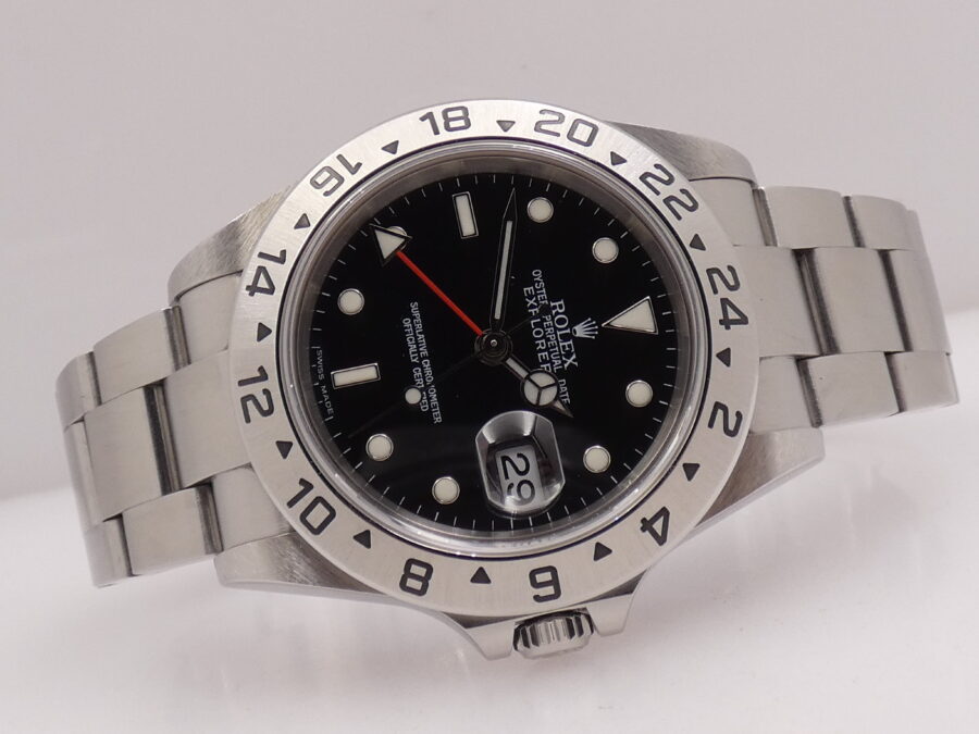 Rolex Explorer II 16570T No Holes FULL SET Anno 2005 Automatico TOP CONDITION Acciaio Braccialato - immagine 5